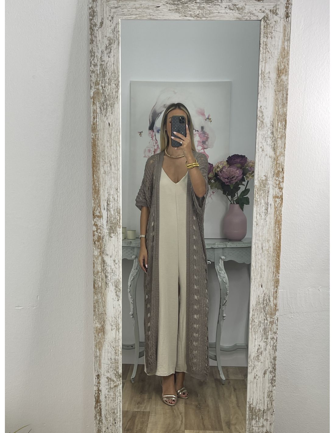 Kimono Ana Taupe