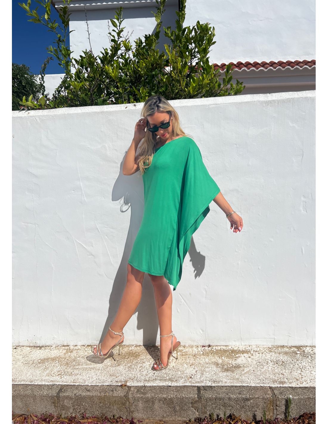 Vestido Diva verde esmeralda Vestido Diva verde esmeralda