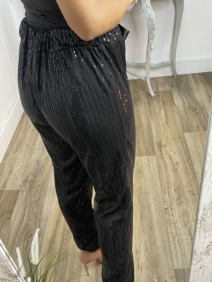 Pantalon online negro jogger