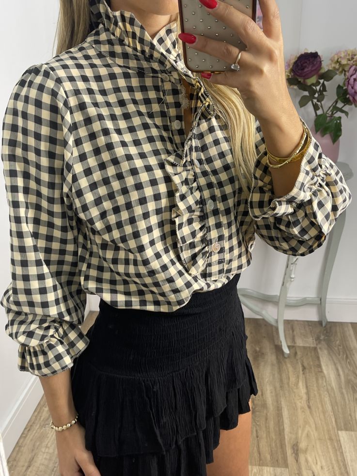 Camisa vichy volante online